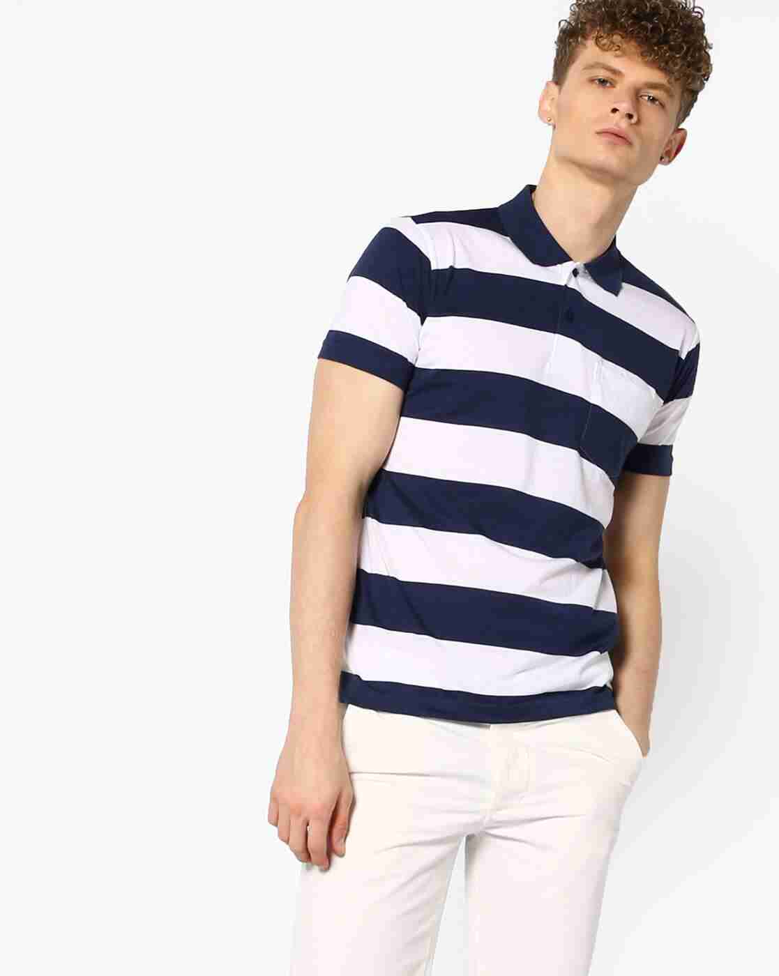 DUKE | Pack of 2 Striped Polo T-shirts|1