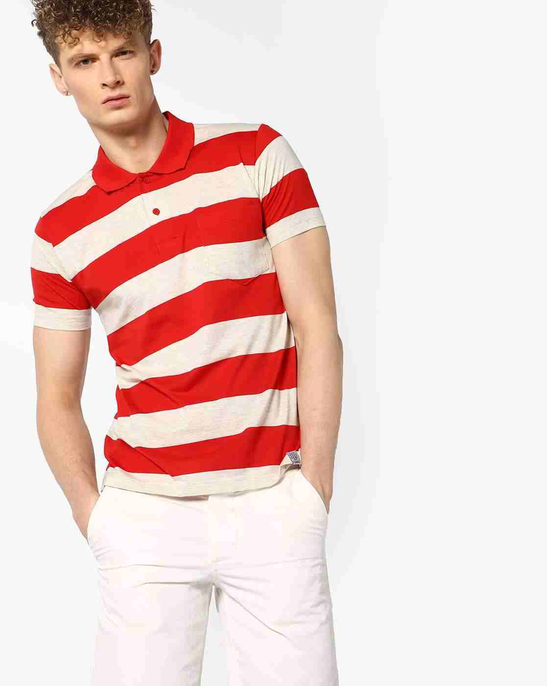 DUKE | Pack of 2 Striped Polo T-shirts|4