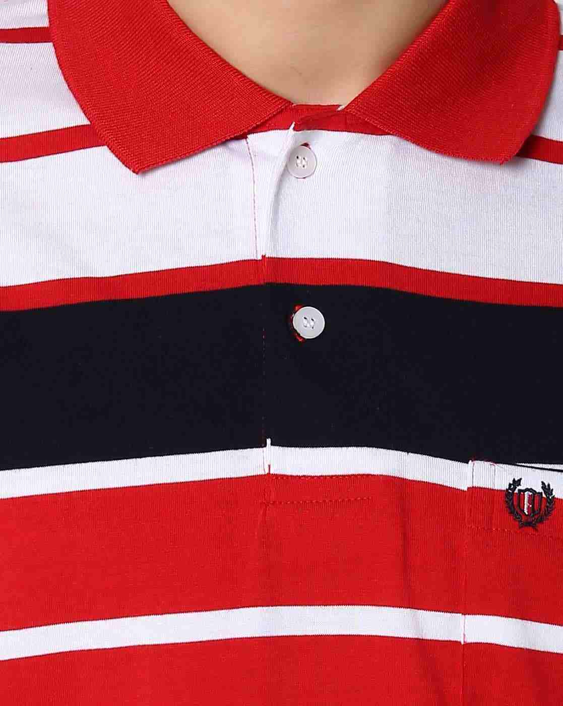 DUKE | Striped Stardust Polo T-shirt|4