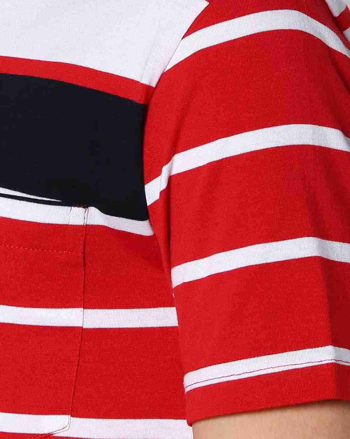 DUKE | Striped Stardust Polo T-shirt|5