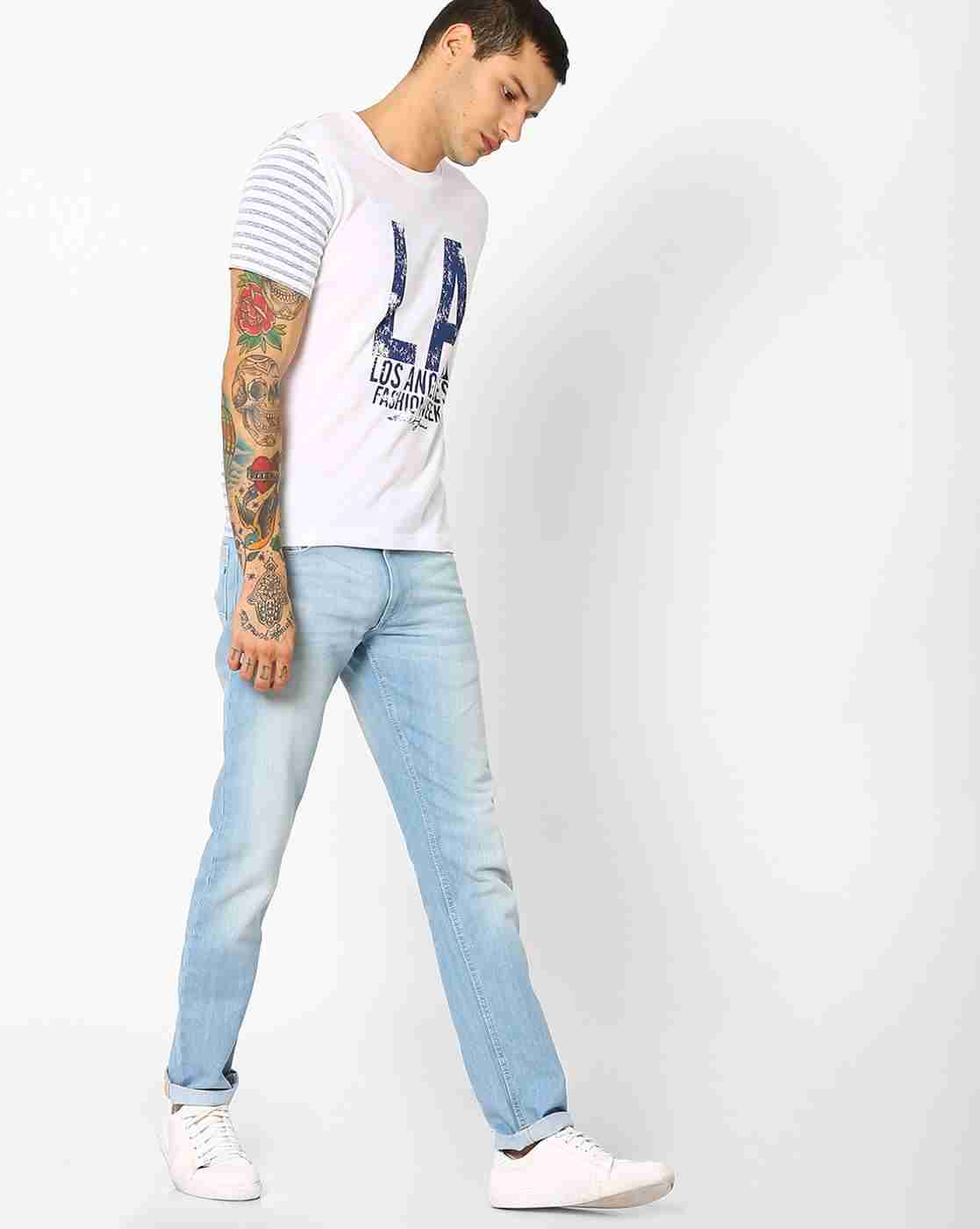 DUKE | Striped Slim Crew-Neck T-shirt|3