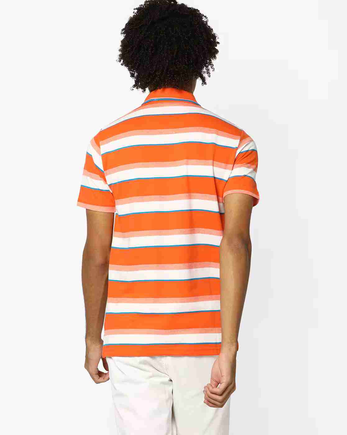 DUKE | Striped Comfort Fit Polo T-shirt|2