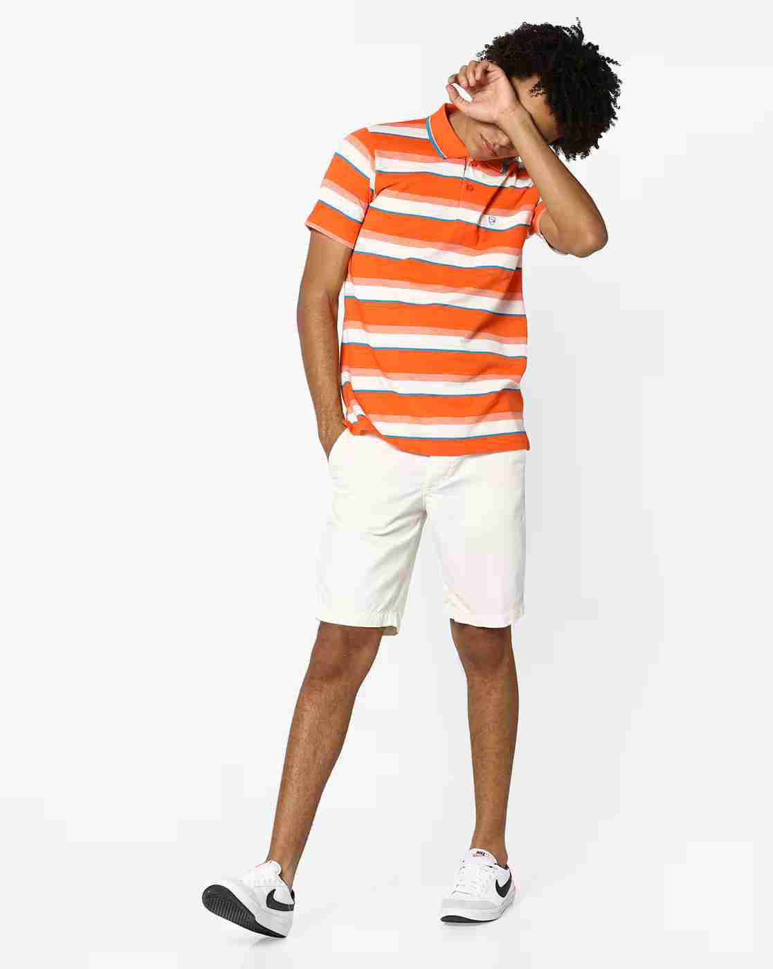 DUKE | Striped Comfort Fit Polo T-shirt|3