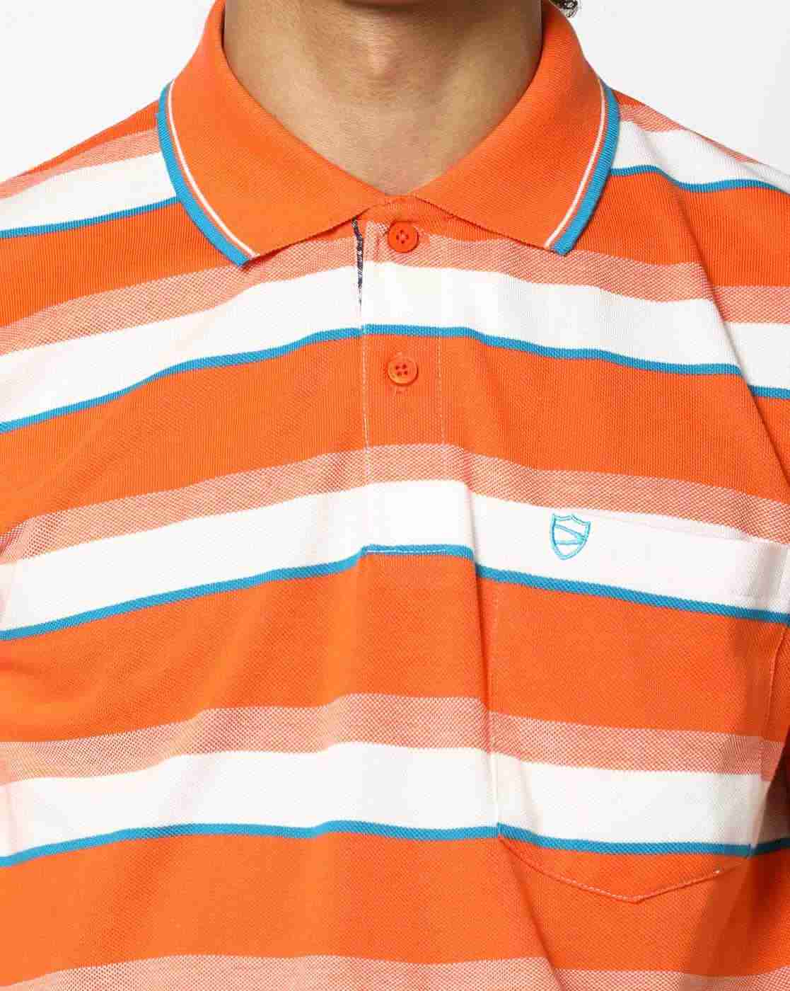 DUKE | Striped Comfort Fit Polo T-shirt|4