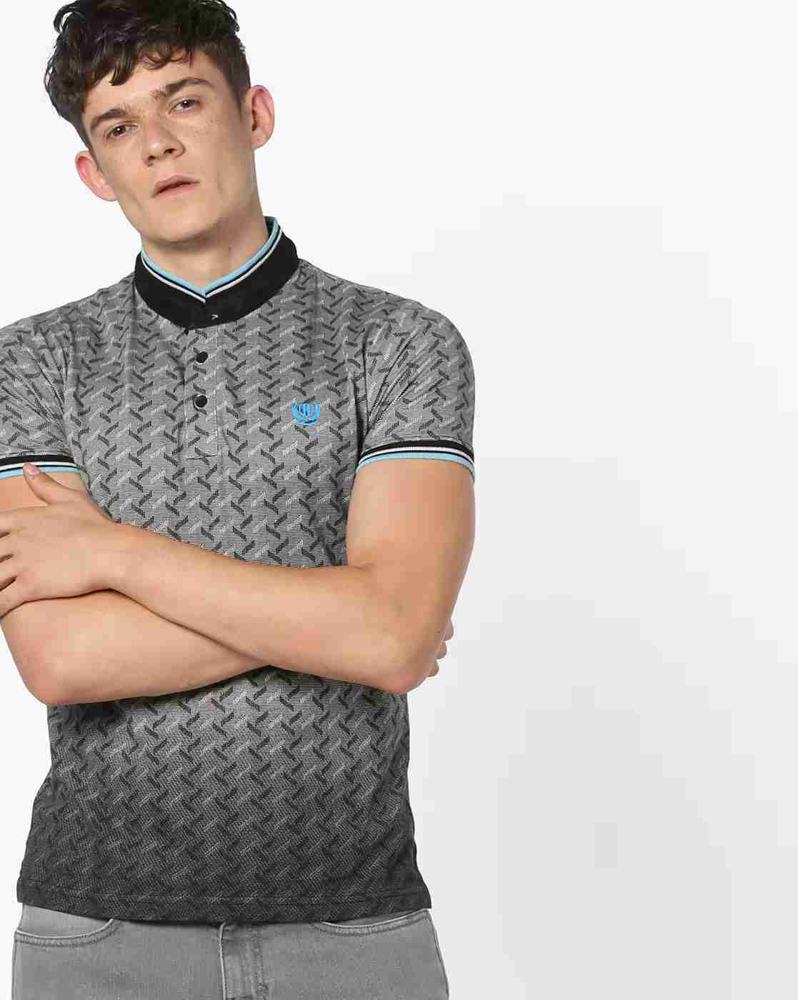 Printed T-shirt with Vented Hemline