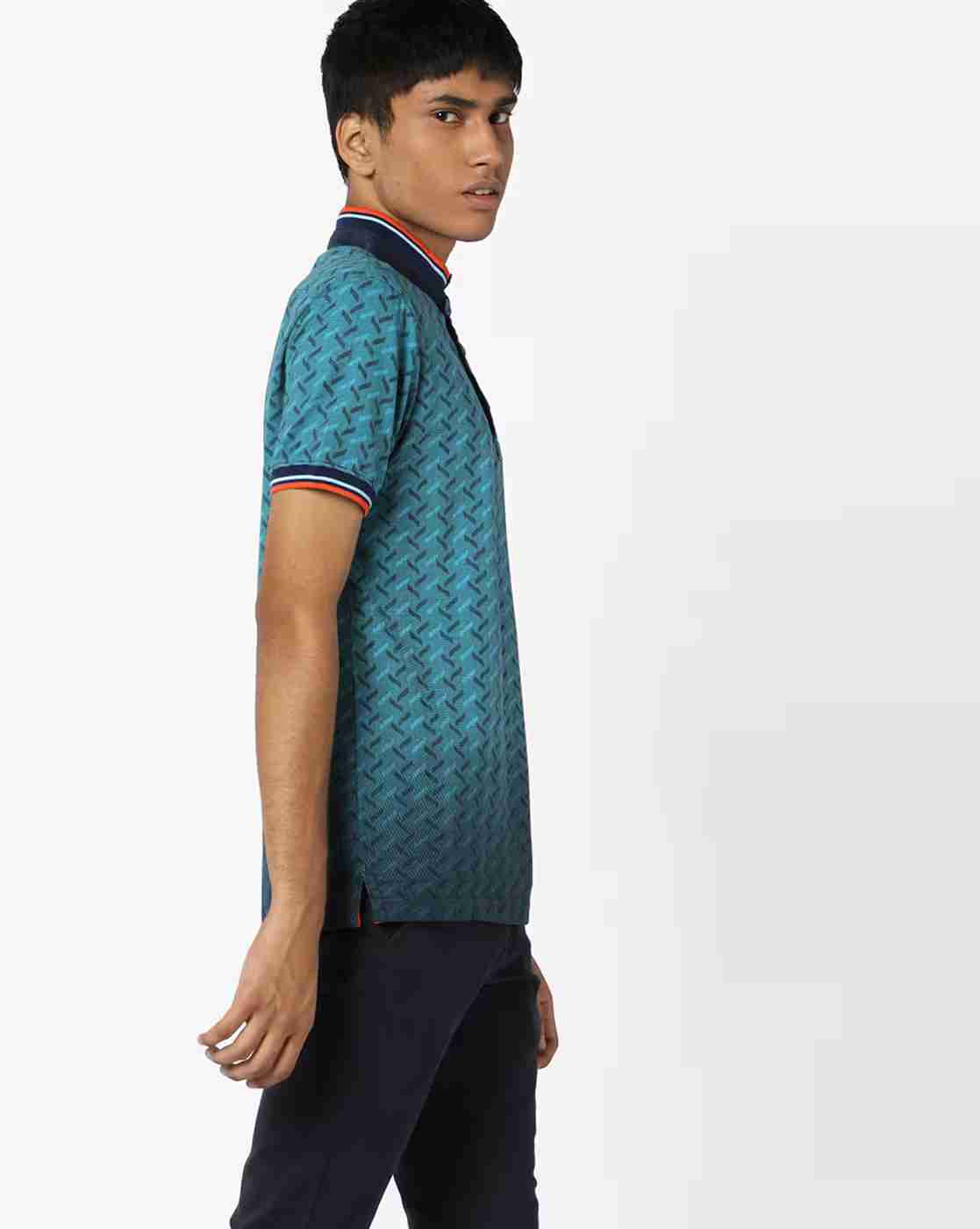 DUKE | Printed T-shirt with Vented Hemline|1