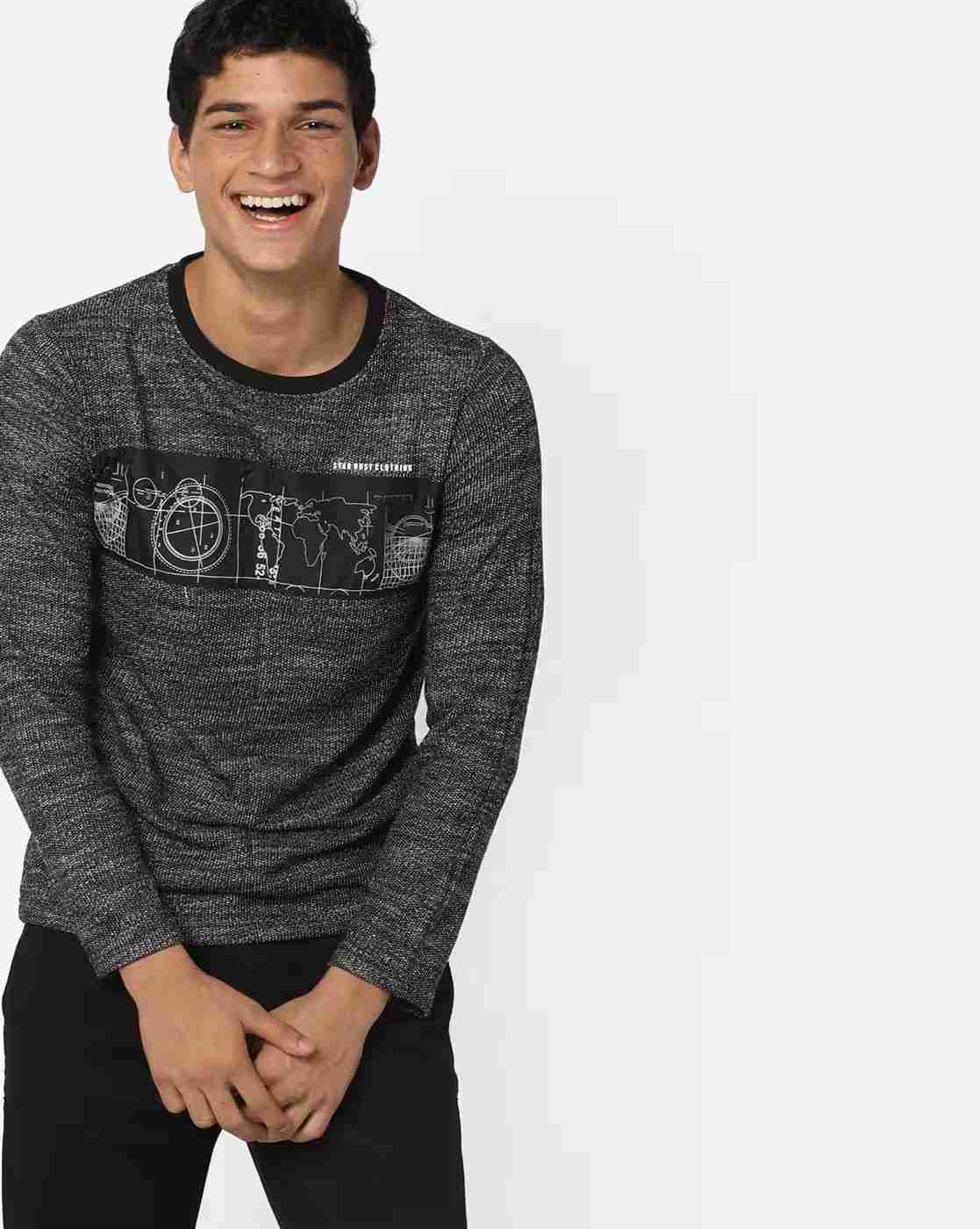 Heathered Crew-Neck T-shirt
