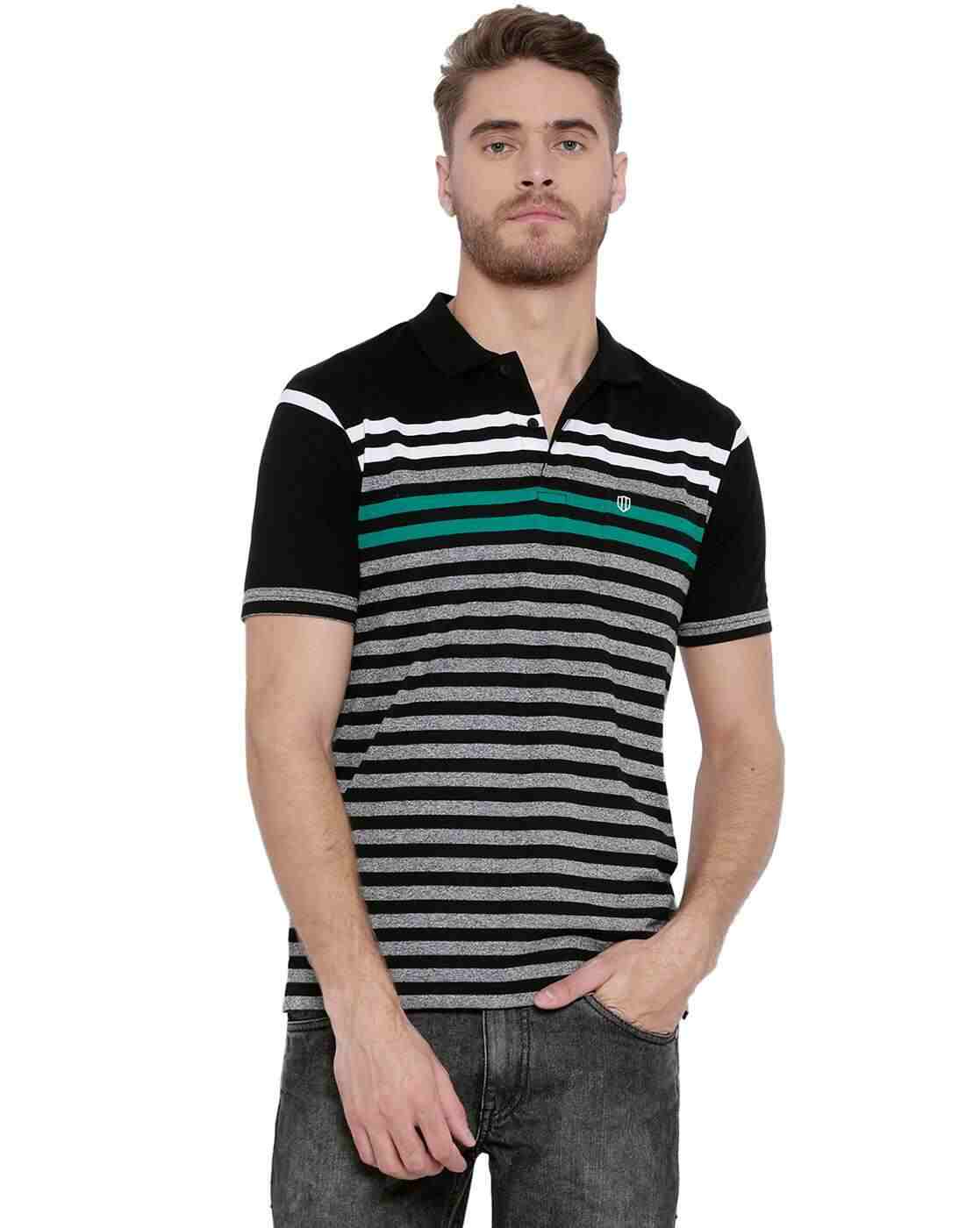 Striped Polo T-shirt