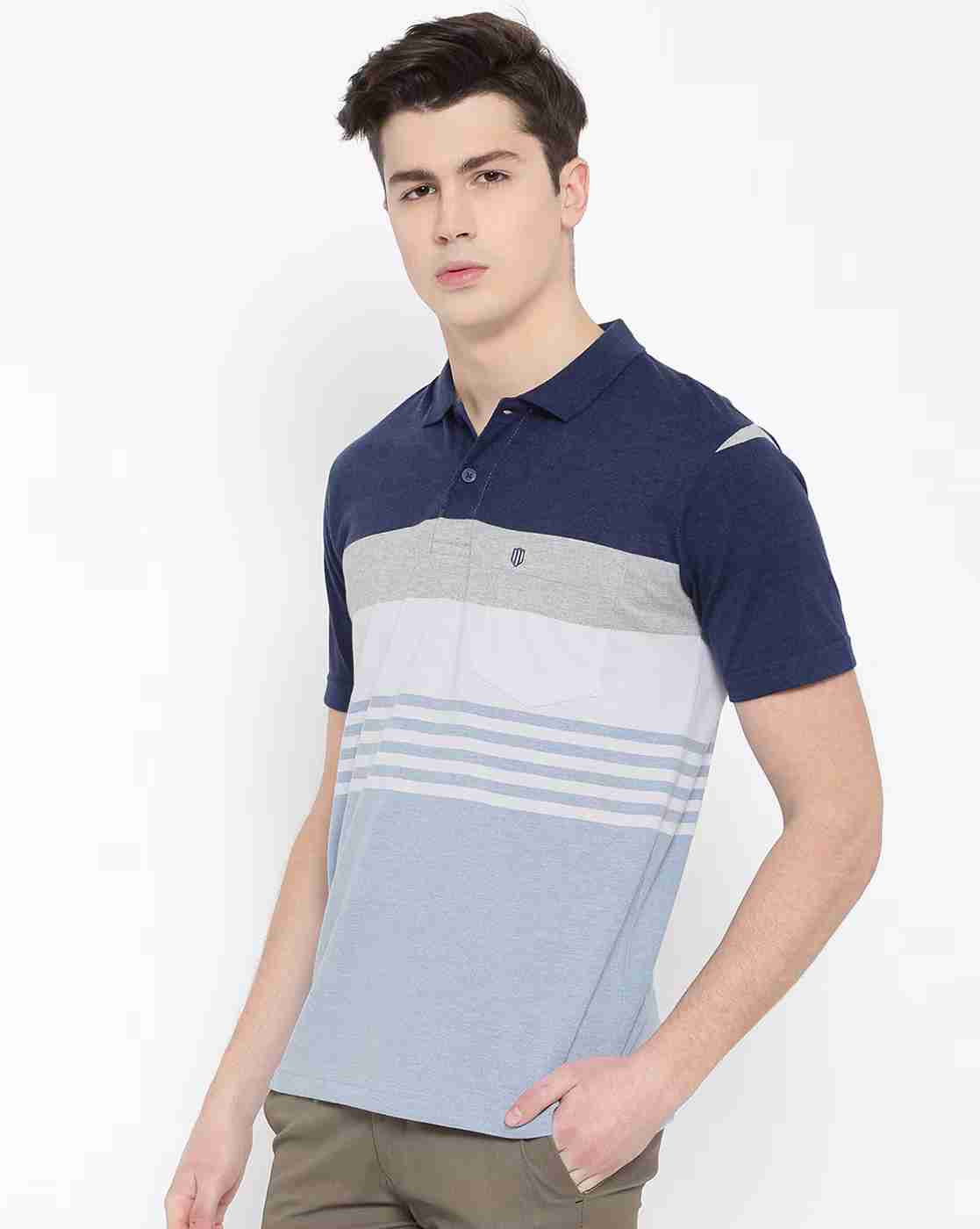 DUKE | Striped Polo T-shirt|1