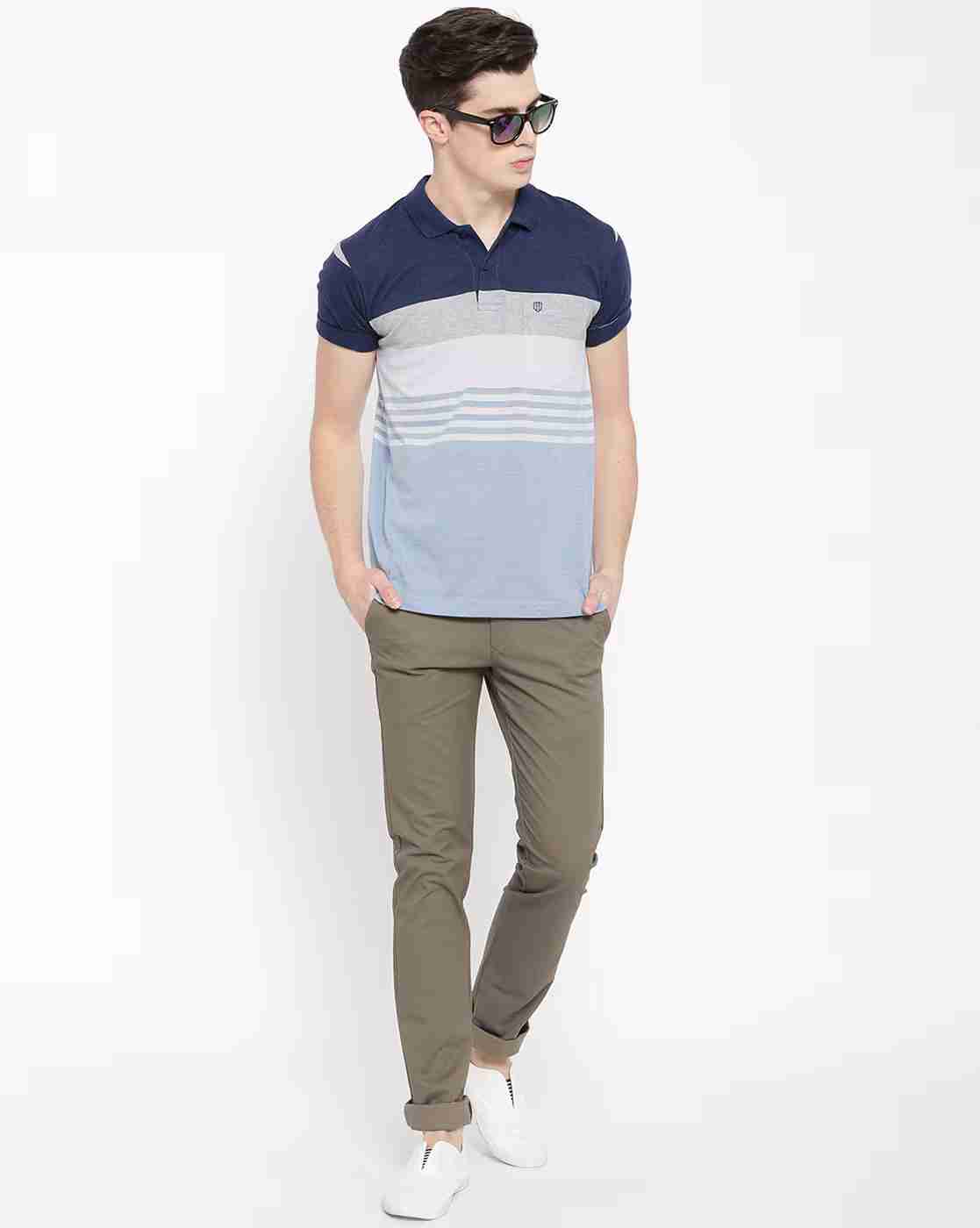 DUKE | Striped Polo T-shirt|3