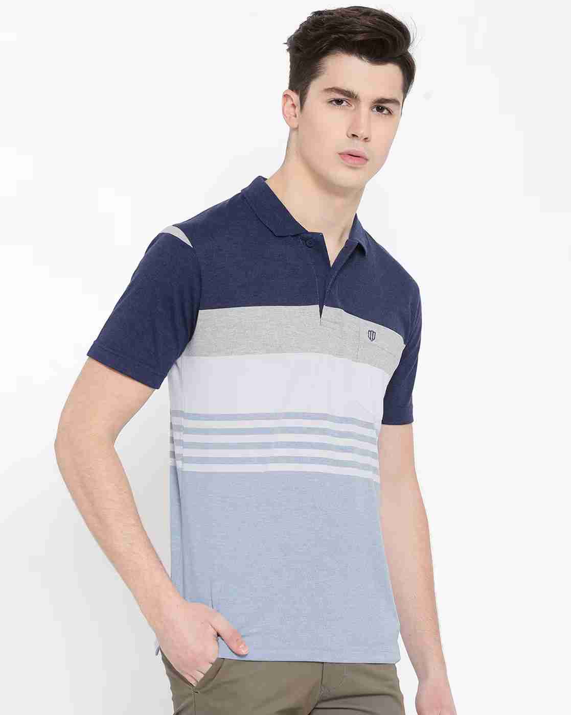 DUKE | Striped Polo T-shirt|5