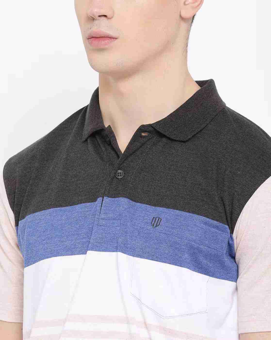 DUKE | Striped Polo T-shirt|4