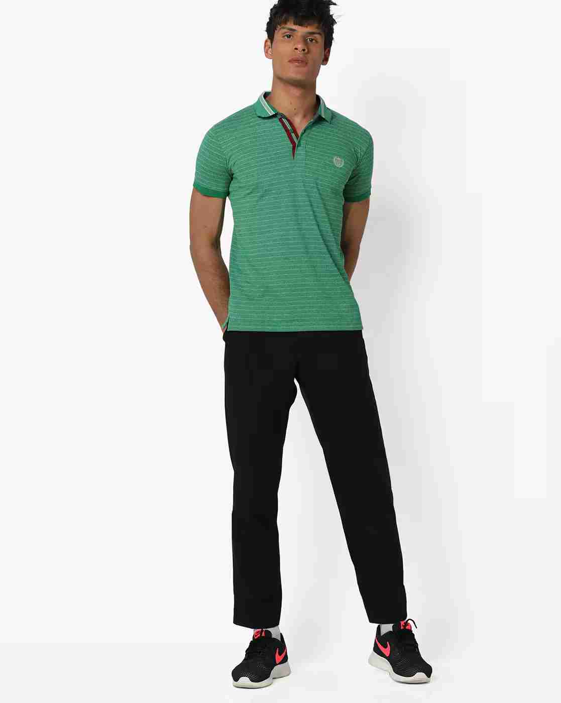 DUKE | Striped Slim Fit Polo T-shirt|3