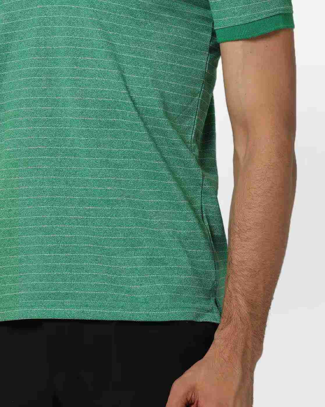 DUKE | Striped Slim Fit Polo T-shirt|5