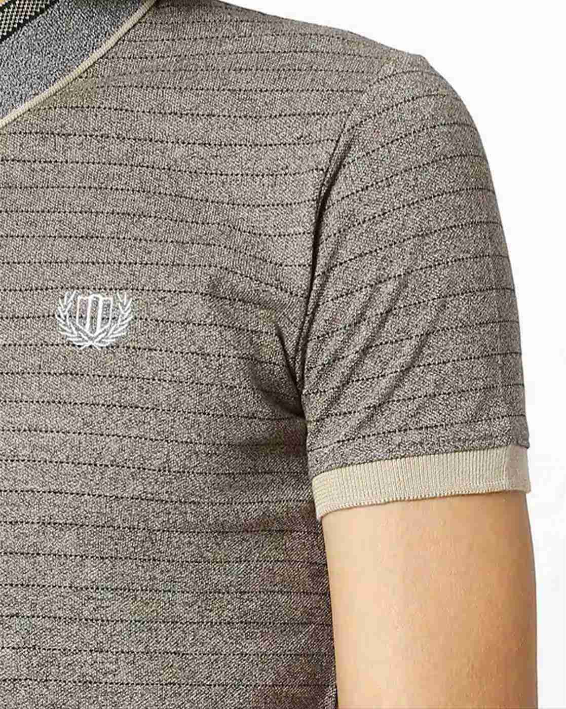 DUKE | Striped Slim Fit Polo T-shirt|5