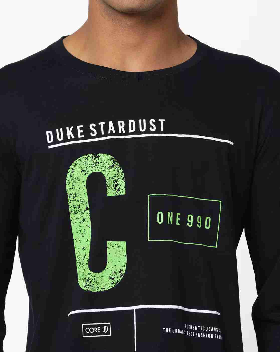 DUKE | Pack of 2 Typographic Print T-shirt|6