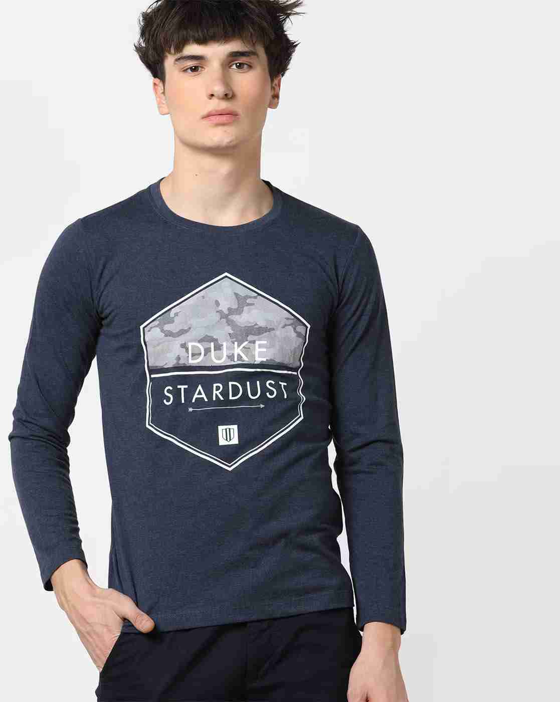 DUKE | Pack of 2 Typographic Print T-shirts|4