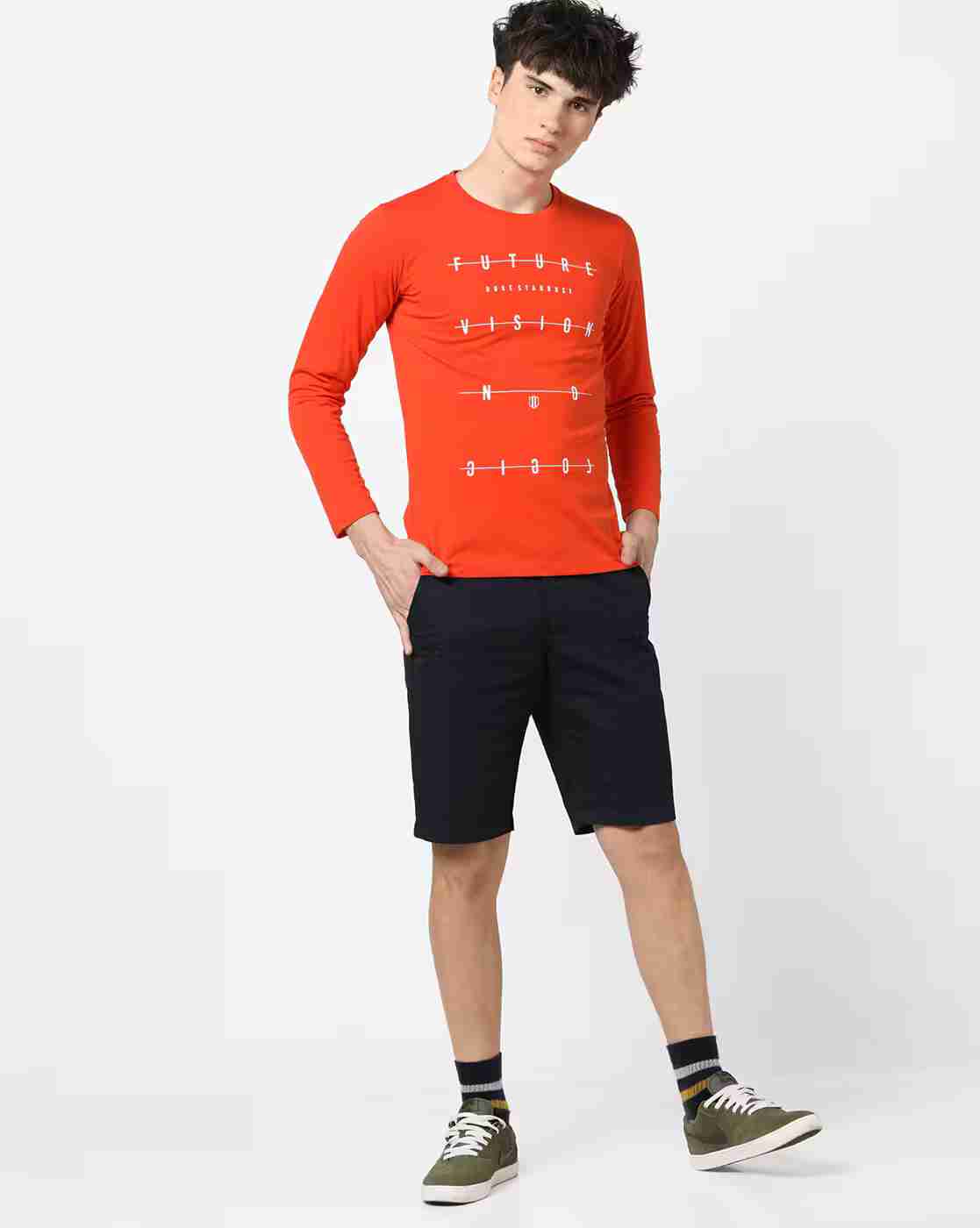 DUKE | Pack of 2 Typographic Print T-shirts|5