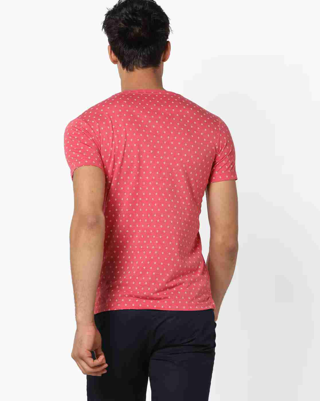 DUKE | Pack of 2 Printed Henley T-shirts|3