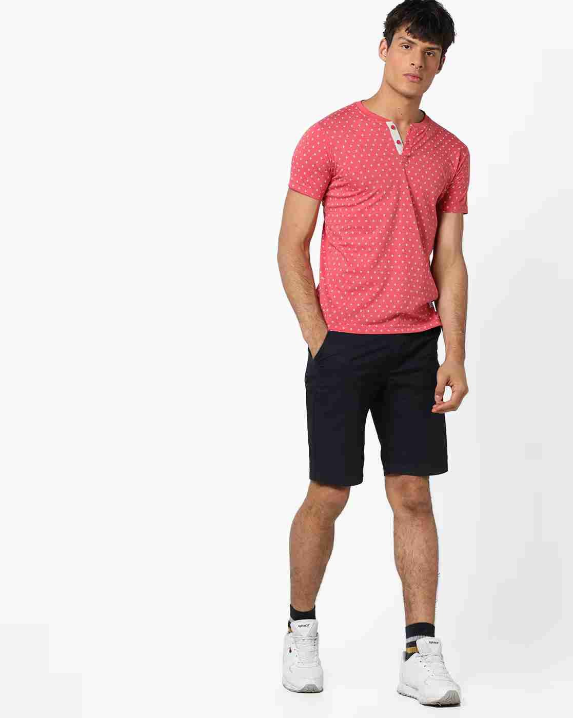 DUKE | Pack of 2 Printed Henley T-shirts|5