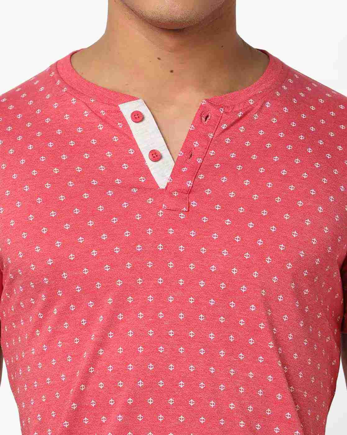 DUKE | Pack of 2 Printed Henley T-shirts|6