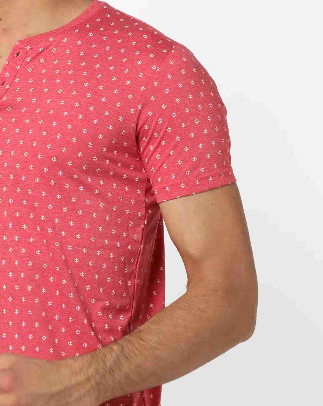 DUKE | Pack of 2 Printed Henley T-shirts|7