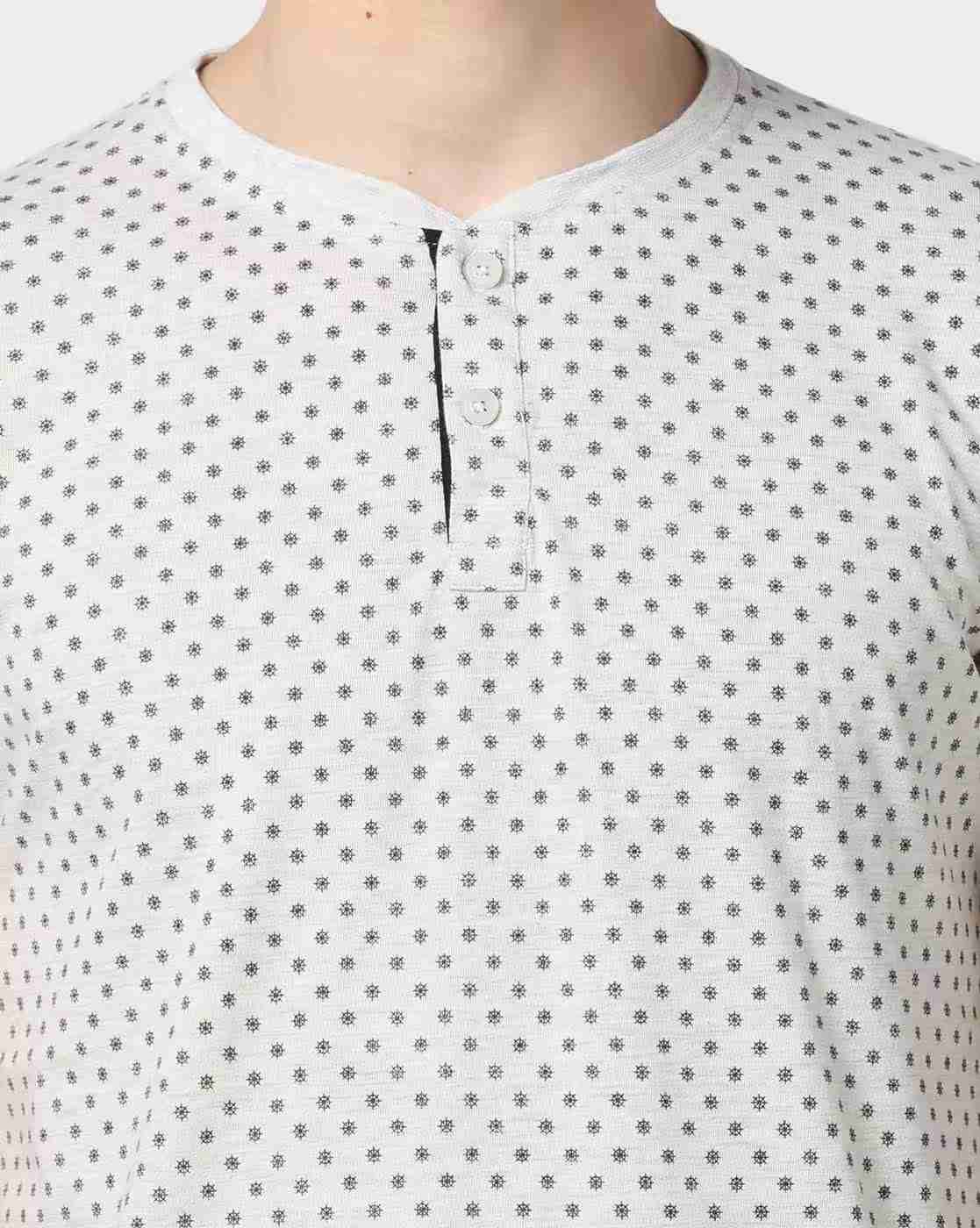 DUKE | Pack of 2 Printed Henley T-shirt|6