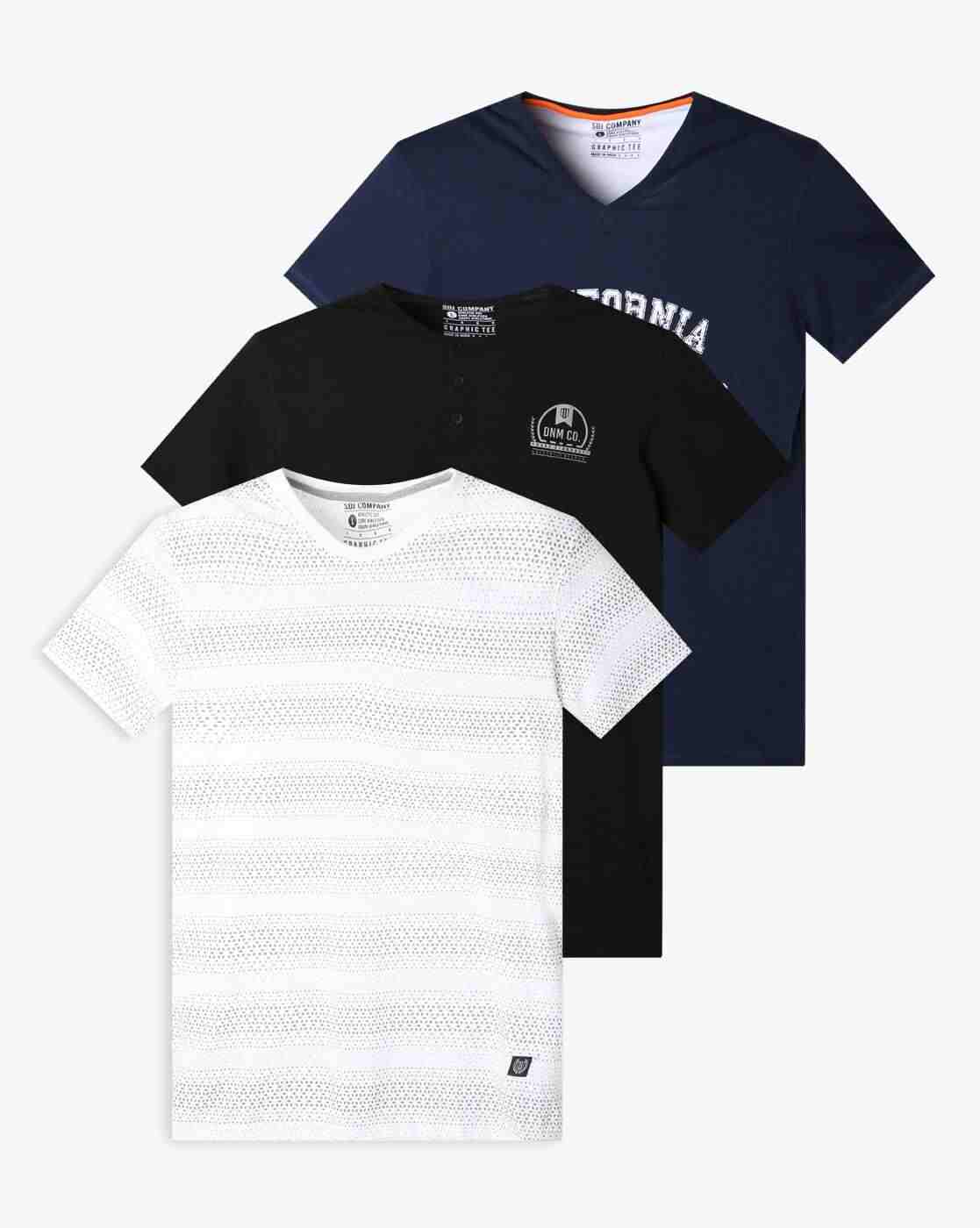 DUKE | Pack of 3 Slim Fit T-shirts|0