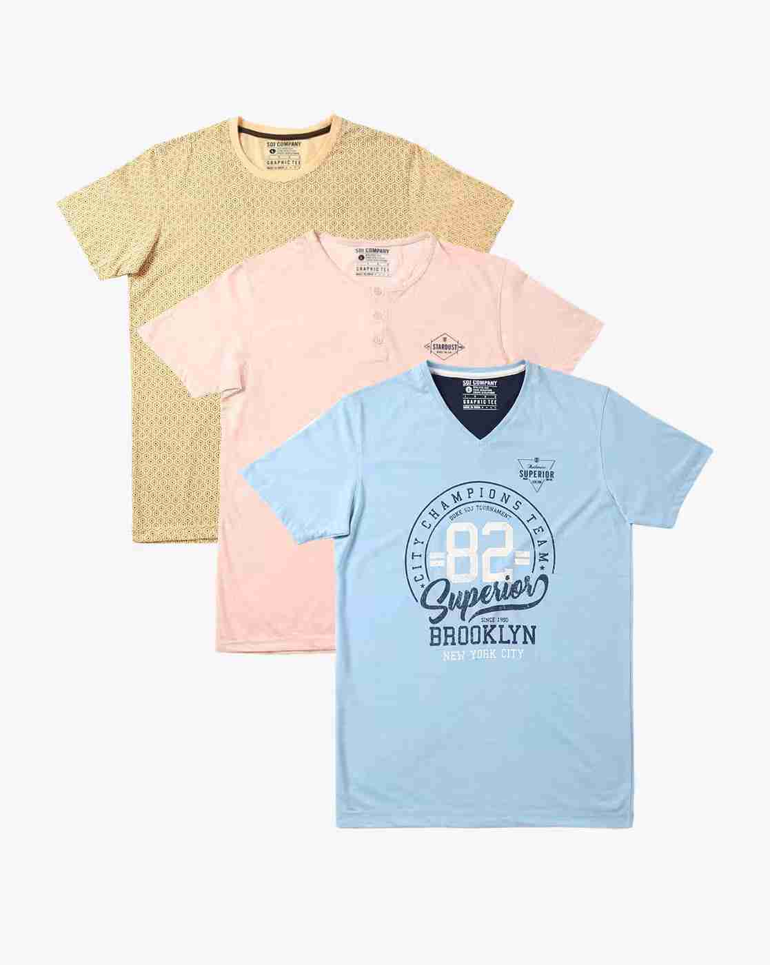 Pack of 3 Slim Fit T-shirts