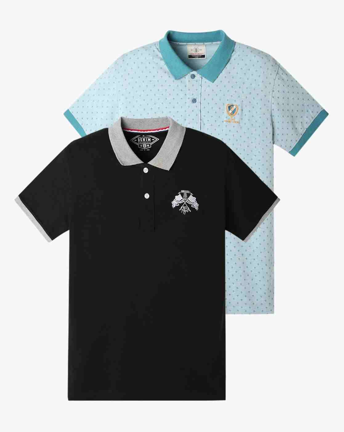 Pack of 2 Slim Fit Polo T-shirt