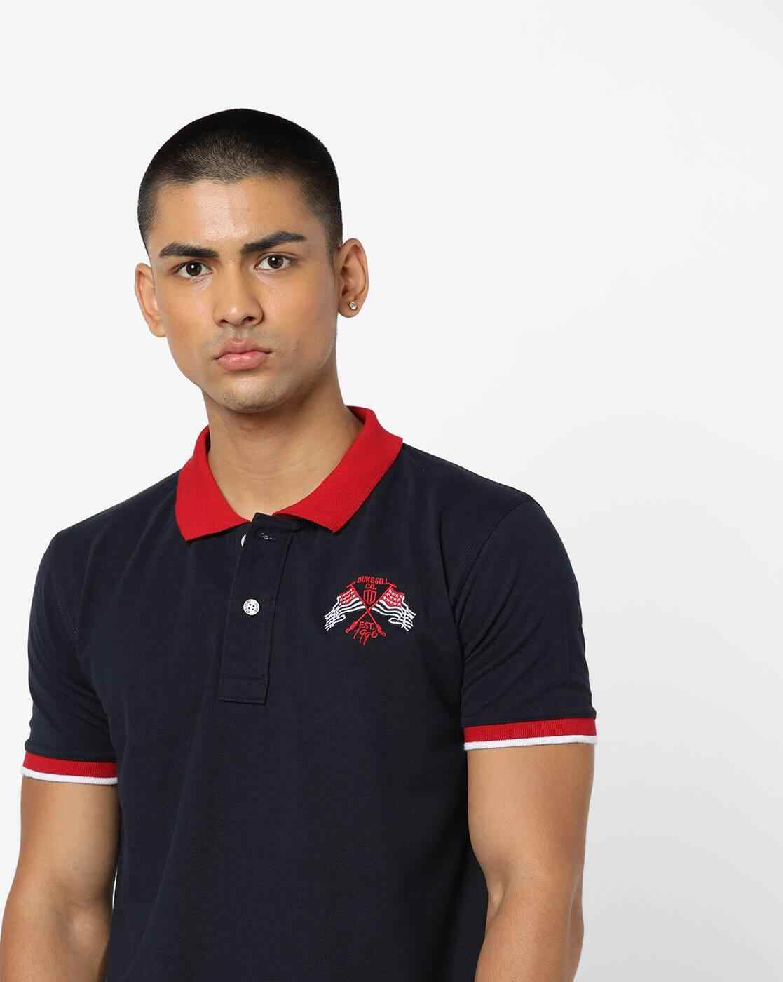 DUKE | Pack of 2 Slim Fit Polo T-shirt|1