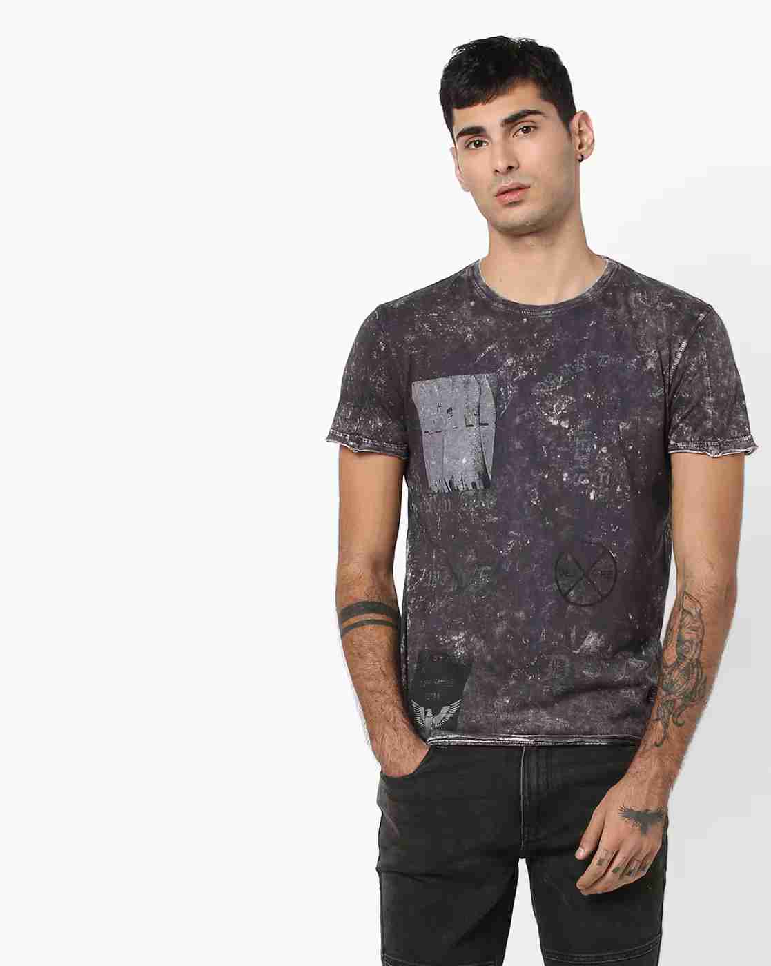 Graphic Print Crew-Neck T-shirt