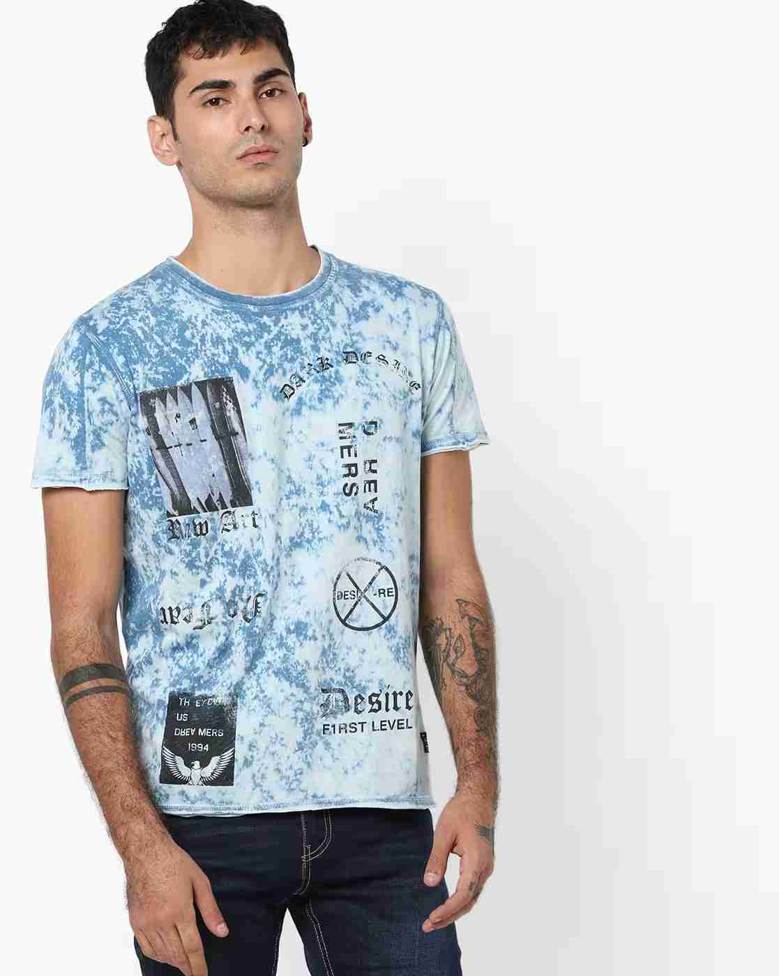 DUKE | Graphic Print Crew-Neck T-shirt|0