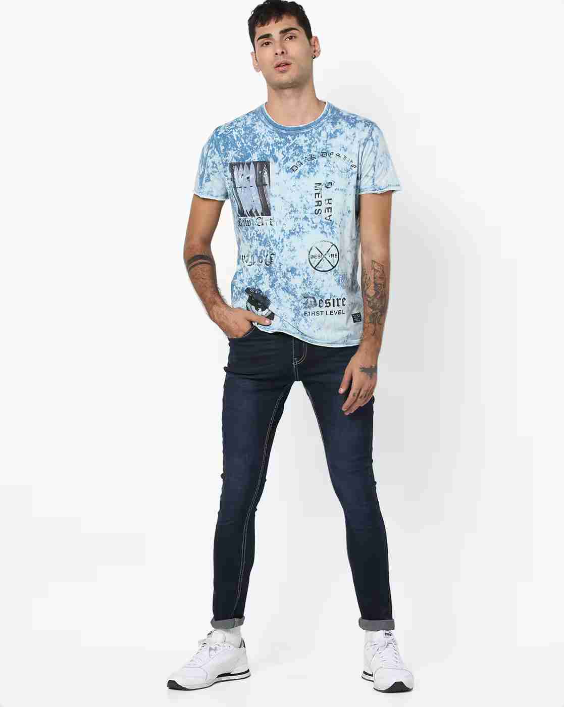 DUKE | Graphic Print Crew-Neck T-shirt|3
