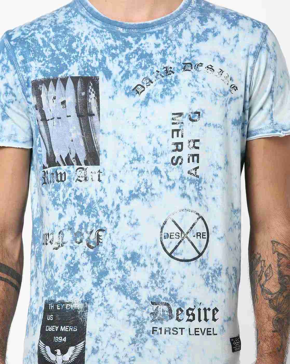 DUKE | Graphic Print Crew-Neck T-shirt|4
