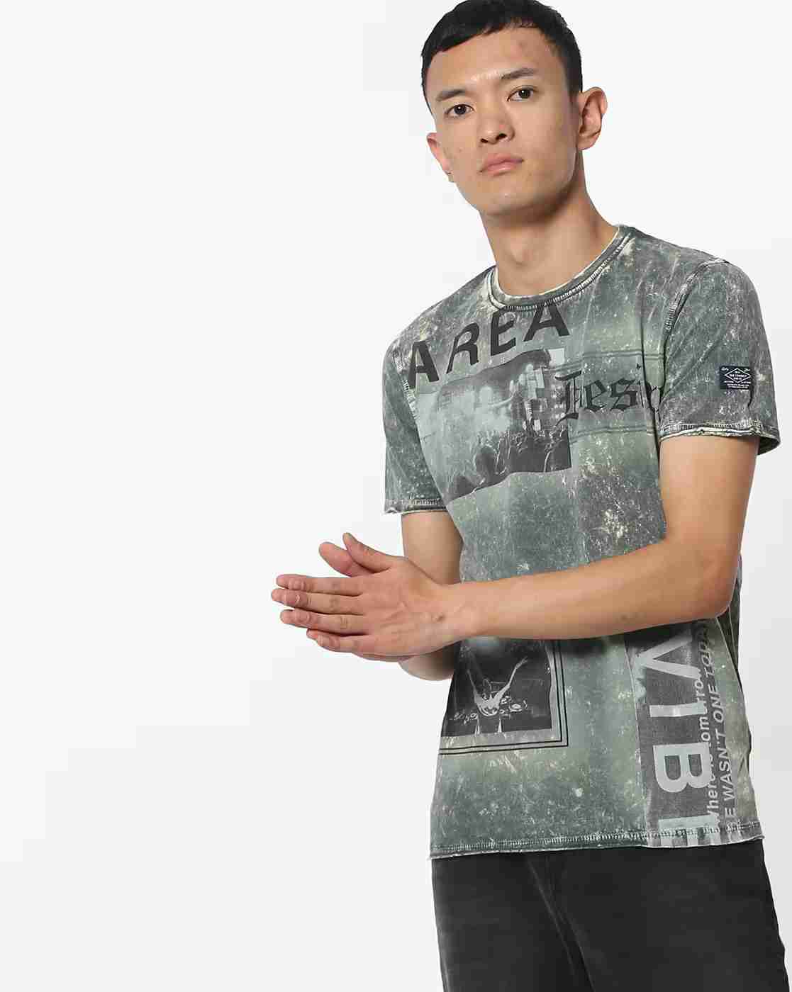 DUKE | Graphic Print Crew-Neck T-shirt|0