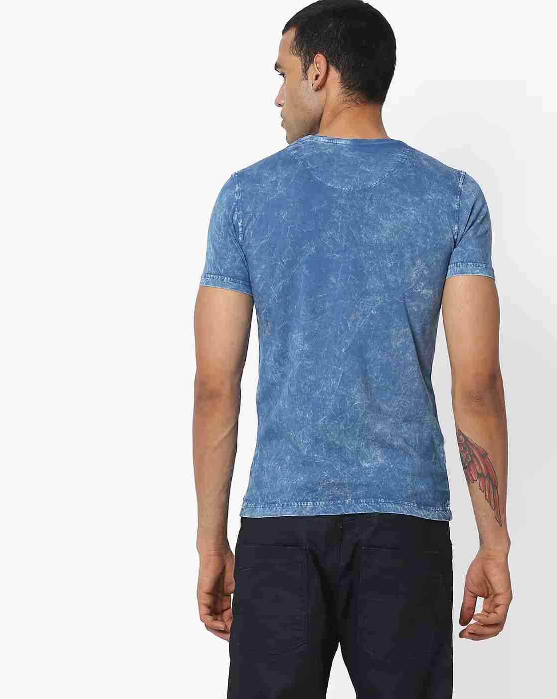 DUKE | Washed Crew-Neck Slim T-shirt|2