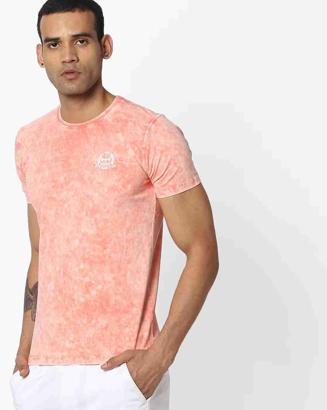Slim Fit Washed Crew-Neck T-shirt