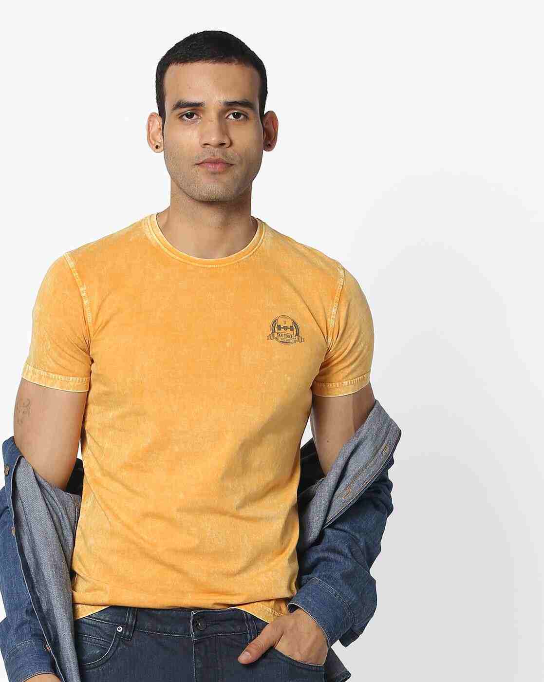 DUKE | Slim Fit Washed Crew-Neck T-shirt|0