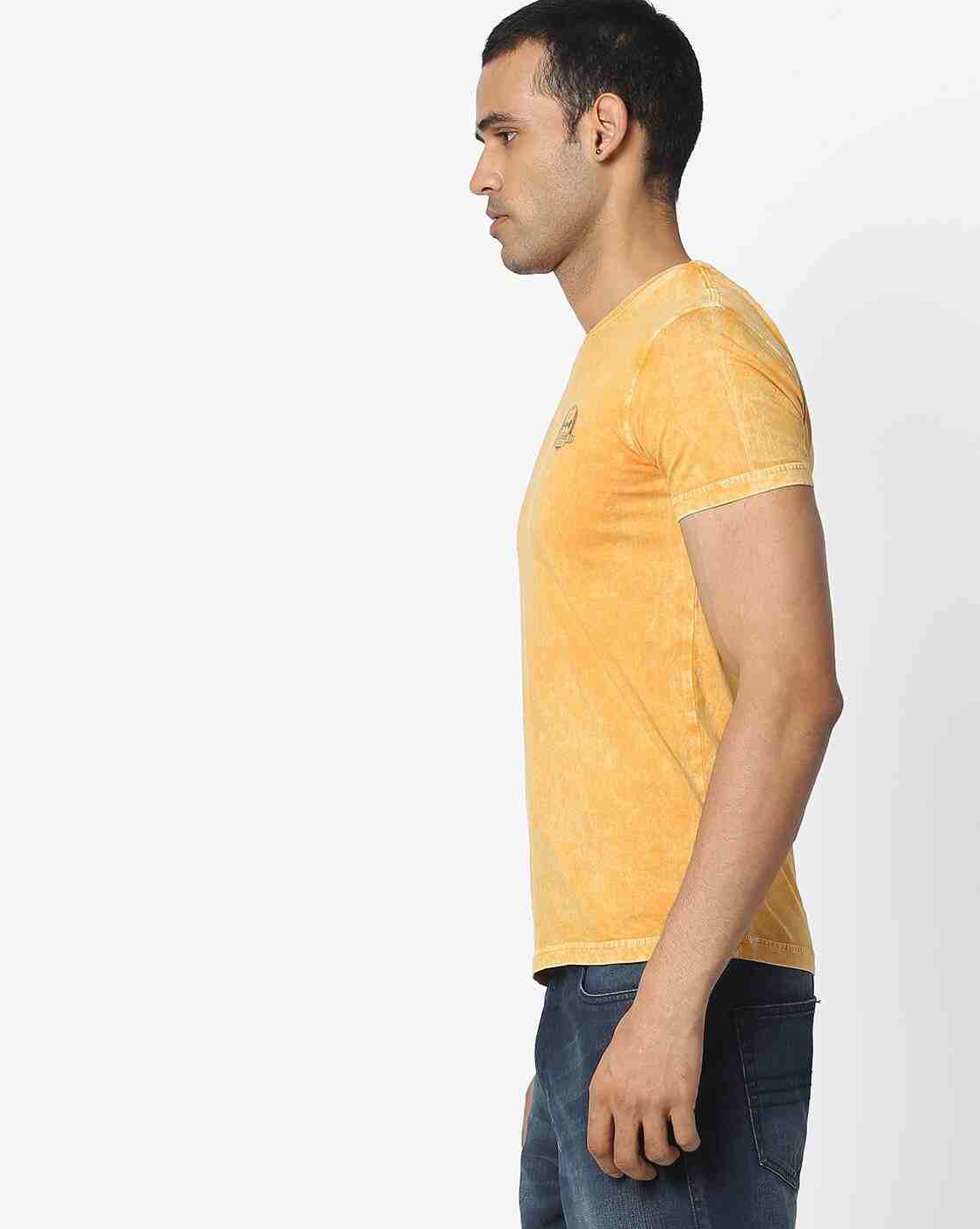 DUKE | Slim Fit Washed Crew-Neck T-shirt|1