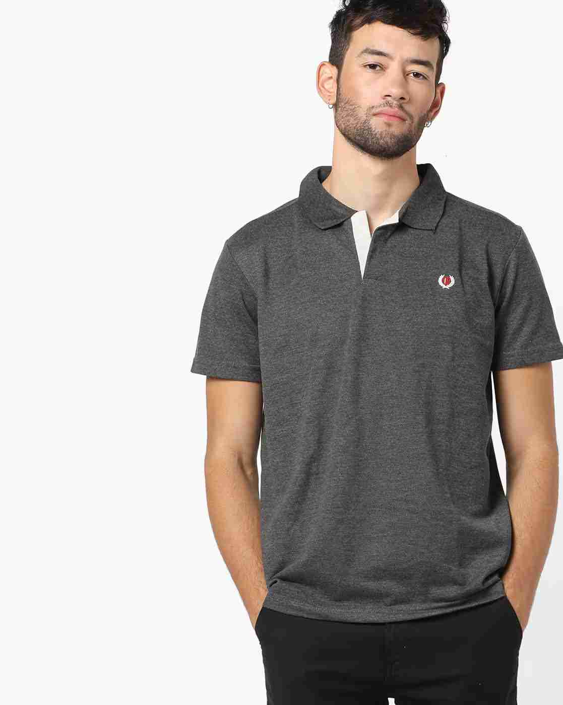 Heathered Polo T-shirt