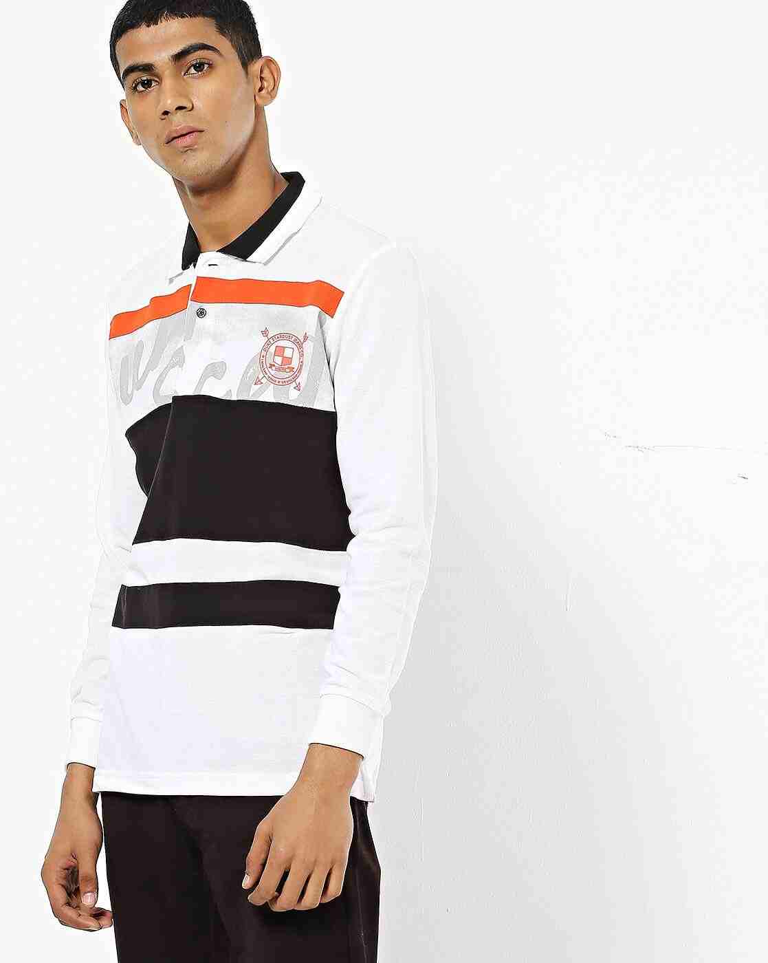 Colourblock Polo T-shirt