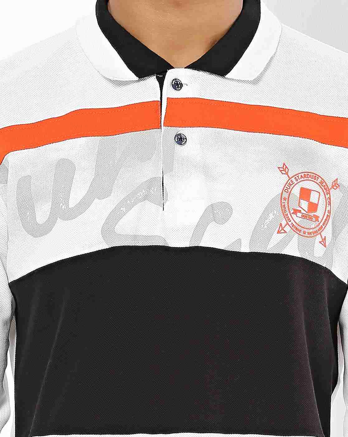 DUKE | Colourblock Polo T-shirt|4