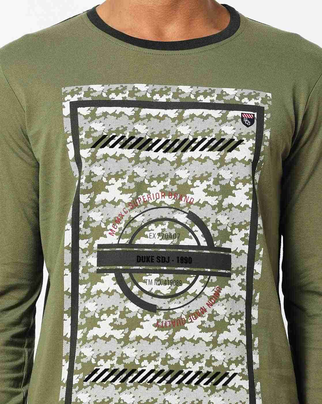 DUKE | Graphic Print Crew-Neck T-shirt|4
