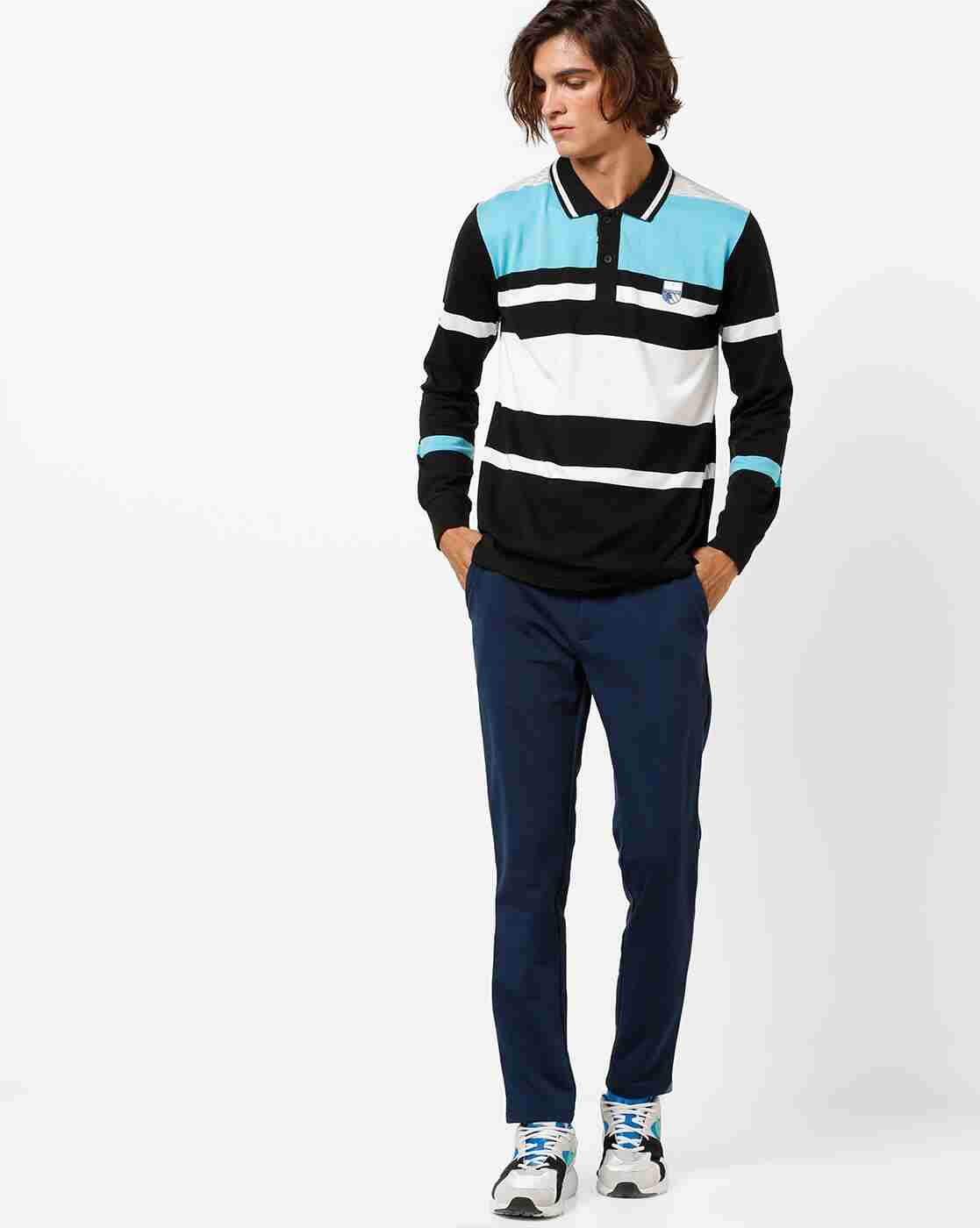 DUKE | Colourblock Polo T-shirt with Contrast Yoke|3