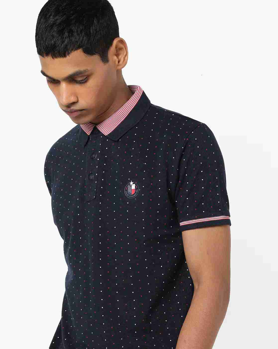 DUKE | Slim Fit Printed Polo T-shirt|0