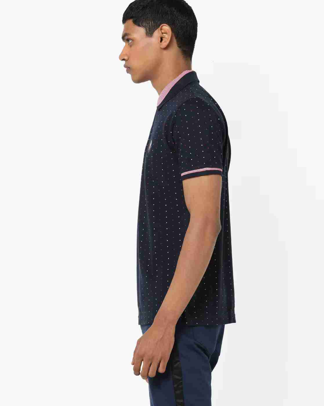 DUKE | Slim Fit Printed Polo T-shirt|1
