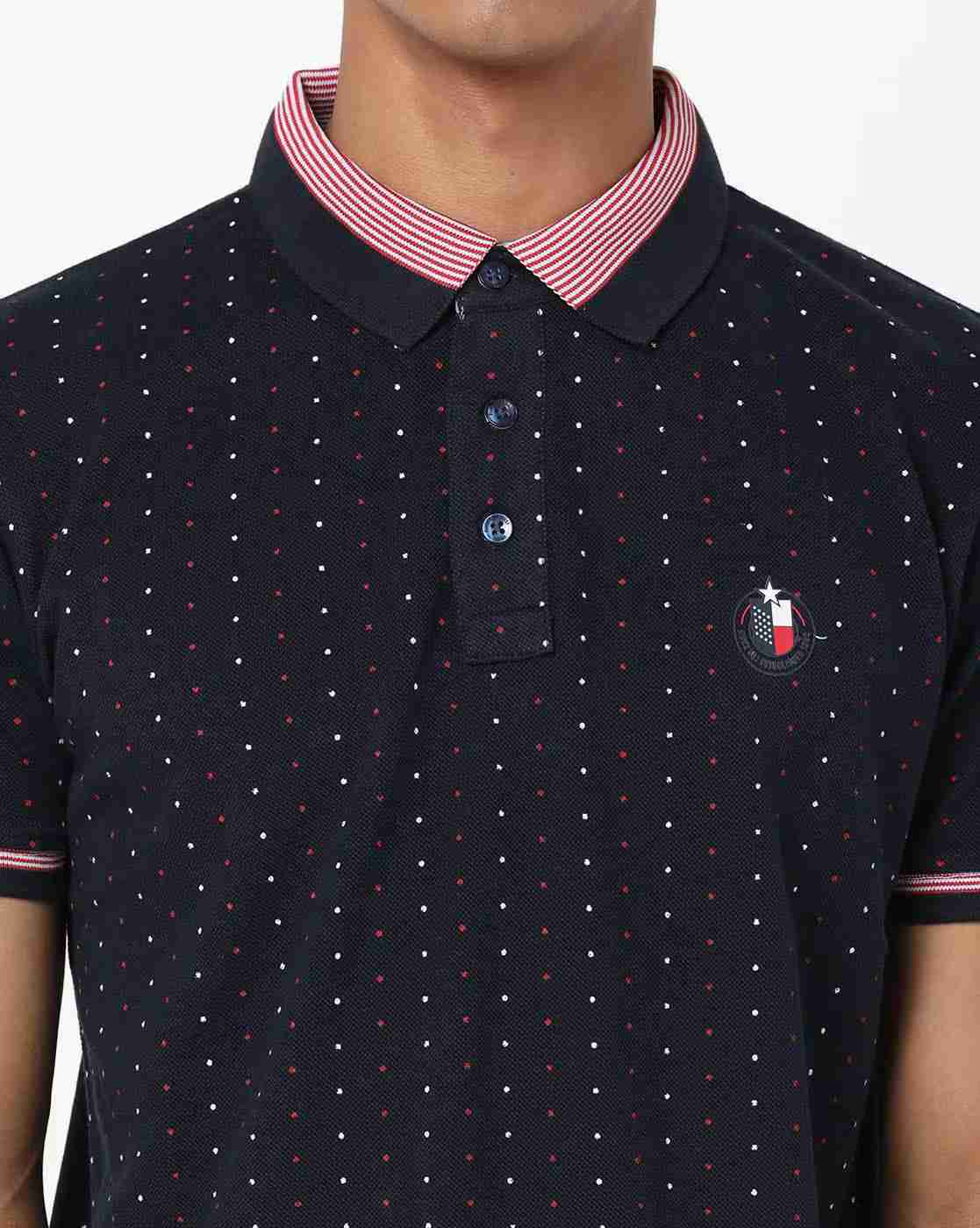 DUKE | Slim Fit Printed Polo T-shirt|4