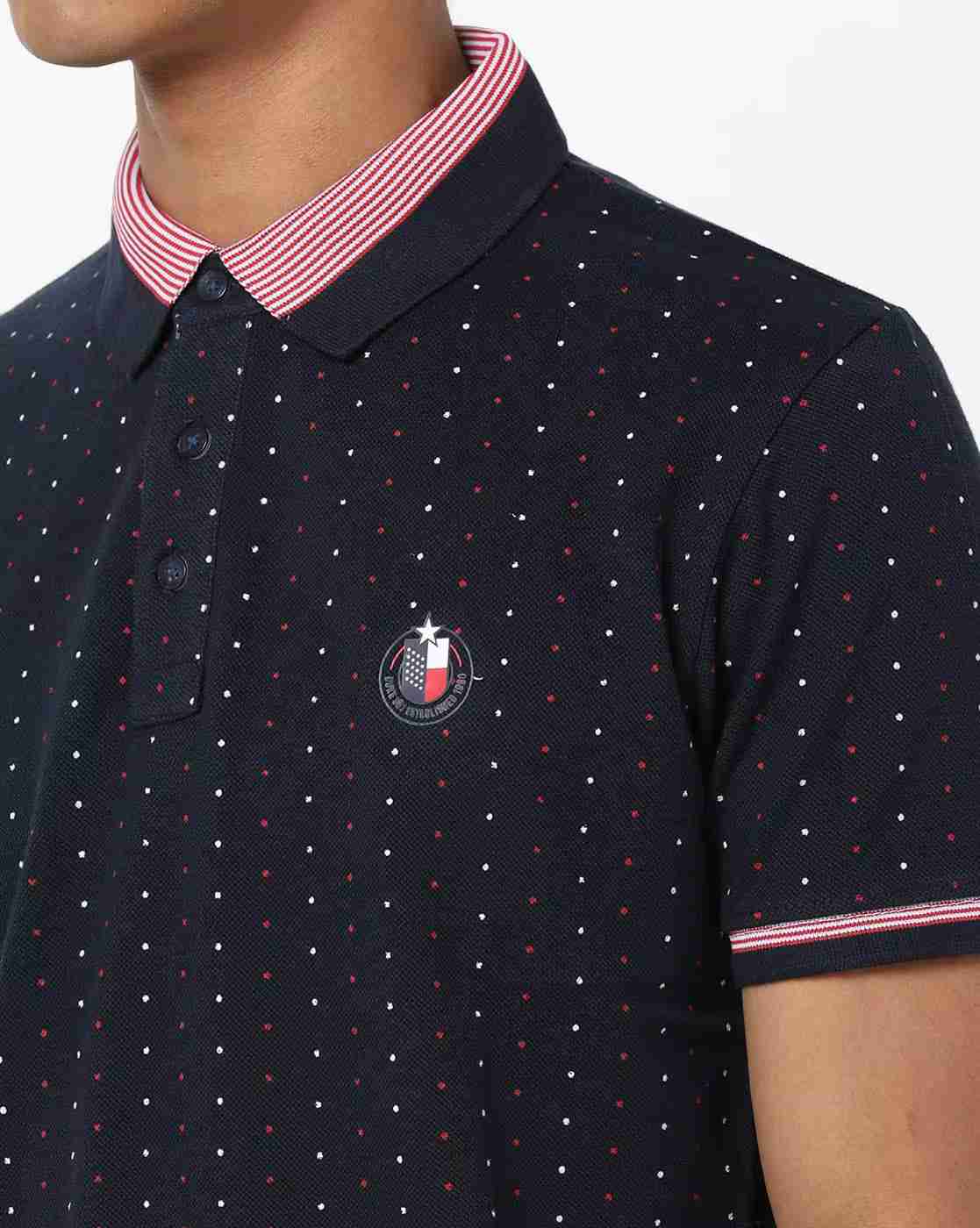 DUKE | Slim Fit Printed Polo T-shirt|5