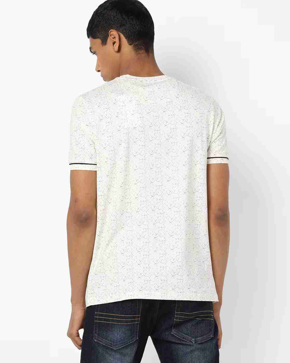 DUKE | Typographic Print Slim Fit Crew-Neck T-shirt|2